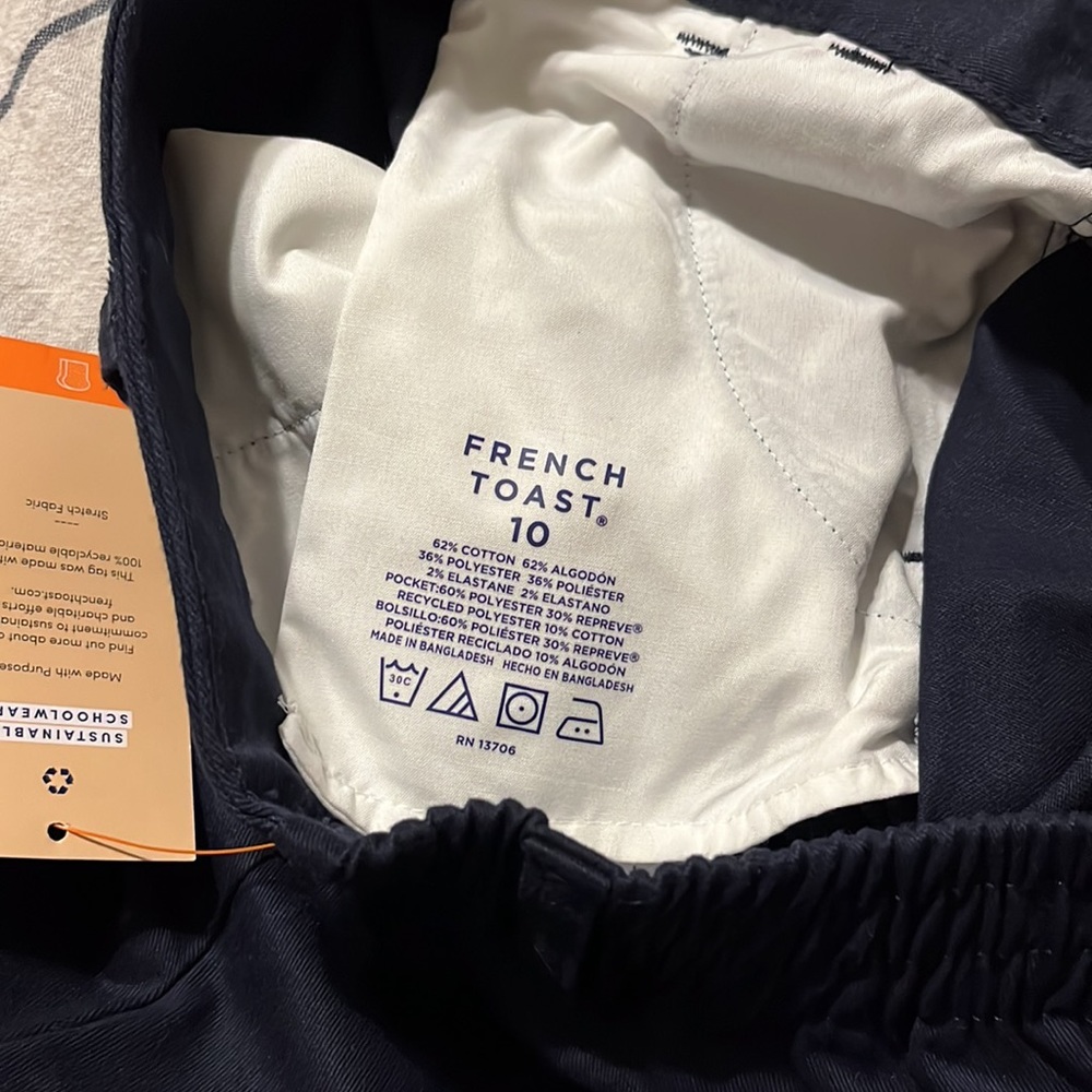 NWT French Toast Uniform Straight Pants - Picture 4 of 4